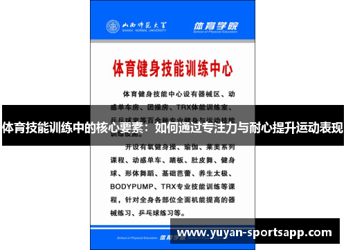 体育技能训练中的核心要素：如何通过专注力与耐心提升运动表现